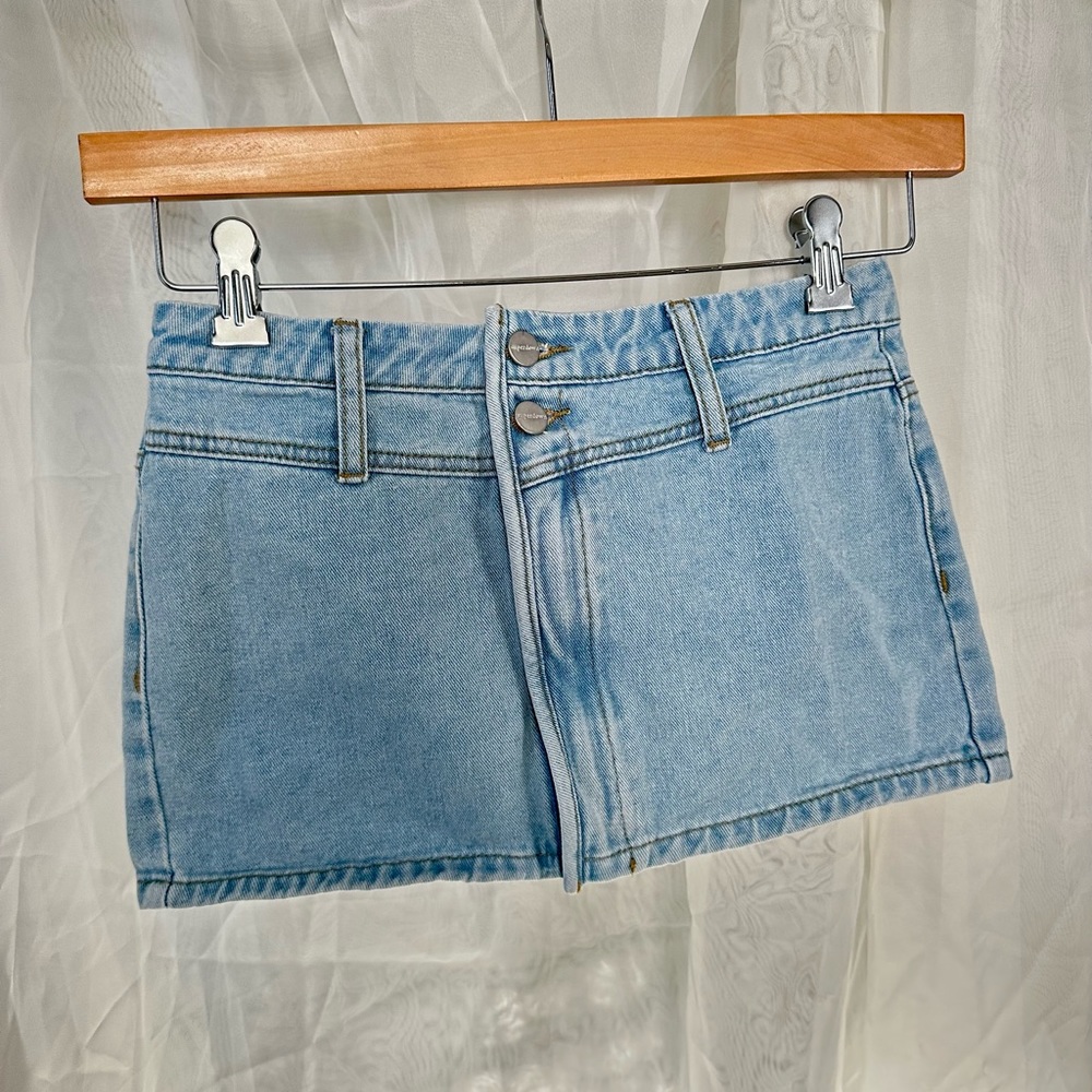 Revolve Superdown Jean Mini Skirt